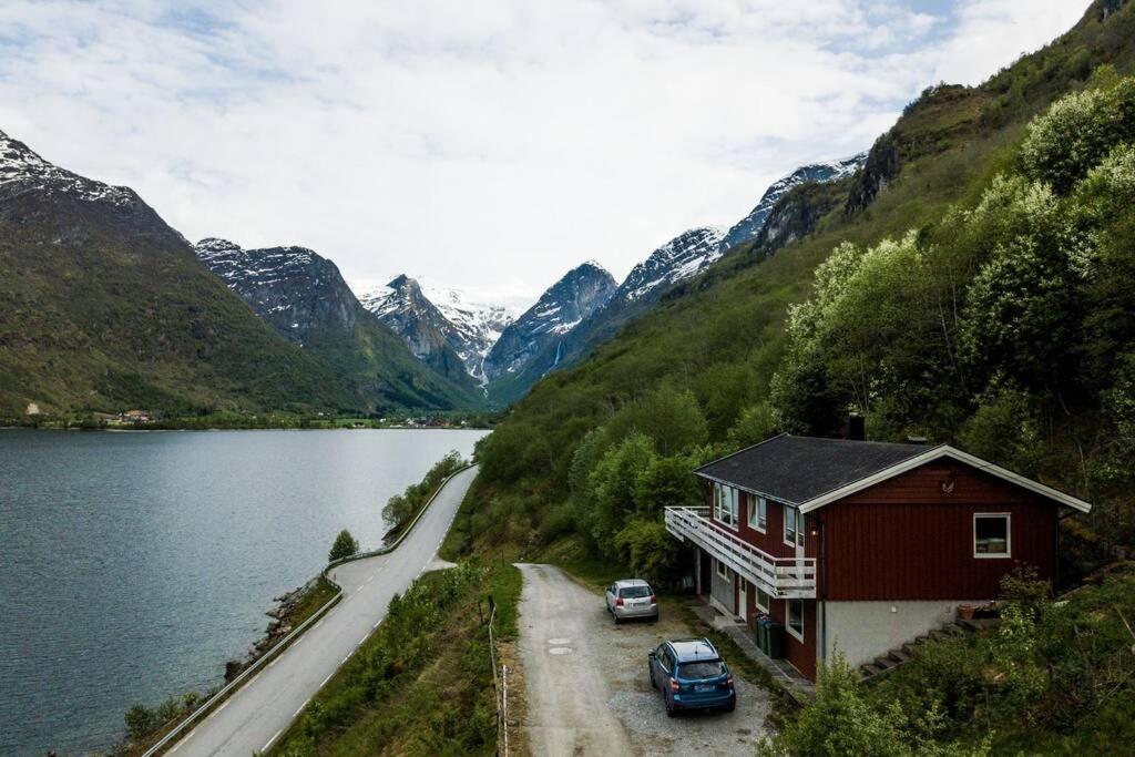Lake View Apartment In Oldedalen, ストリン エクステリア 写真